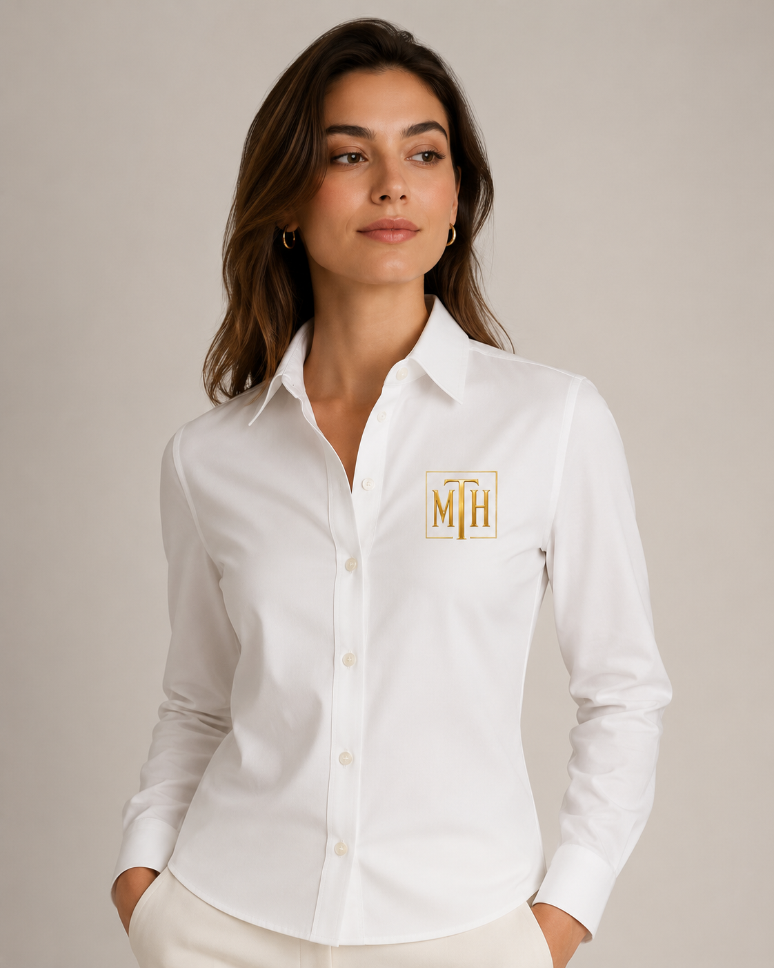 Alabaster tailored shirt product study